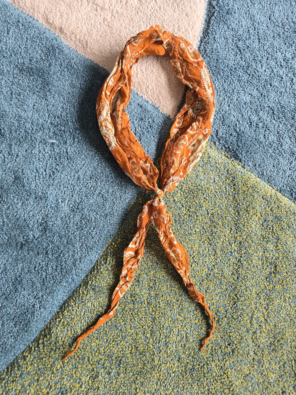 2025 Washed Silk-Blend Neckerchief
